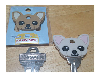 犬　チワワ　鍵　鍵カバー　カバー　動物
